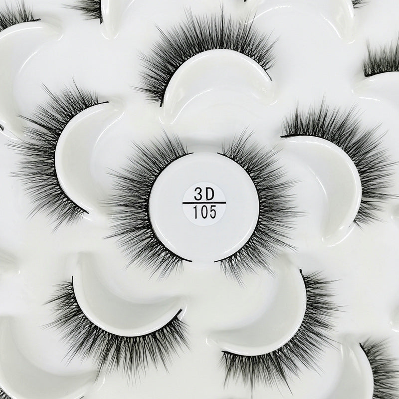 3D Natural Lotus Porcelain False Eyelashes