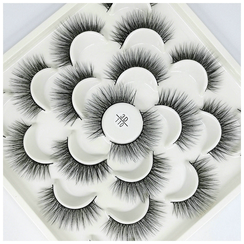 3D Natural Lotus Porcelain False Eyelashes