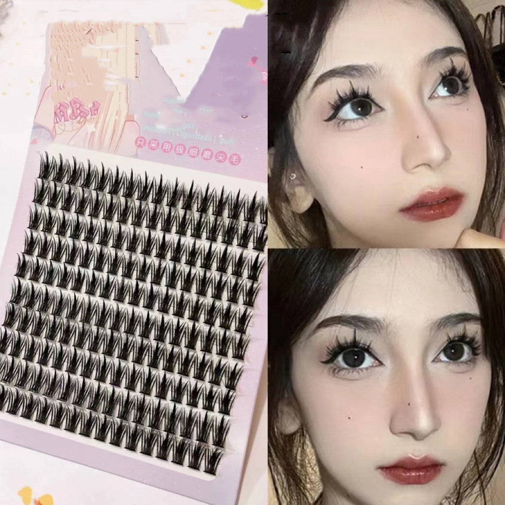 10 Rows Of Large Capacity Spire Wheat Ear False Eyelashes