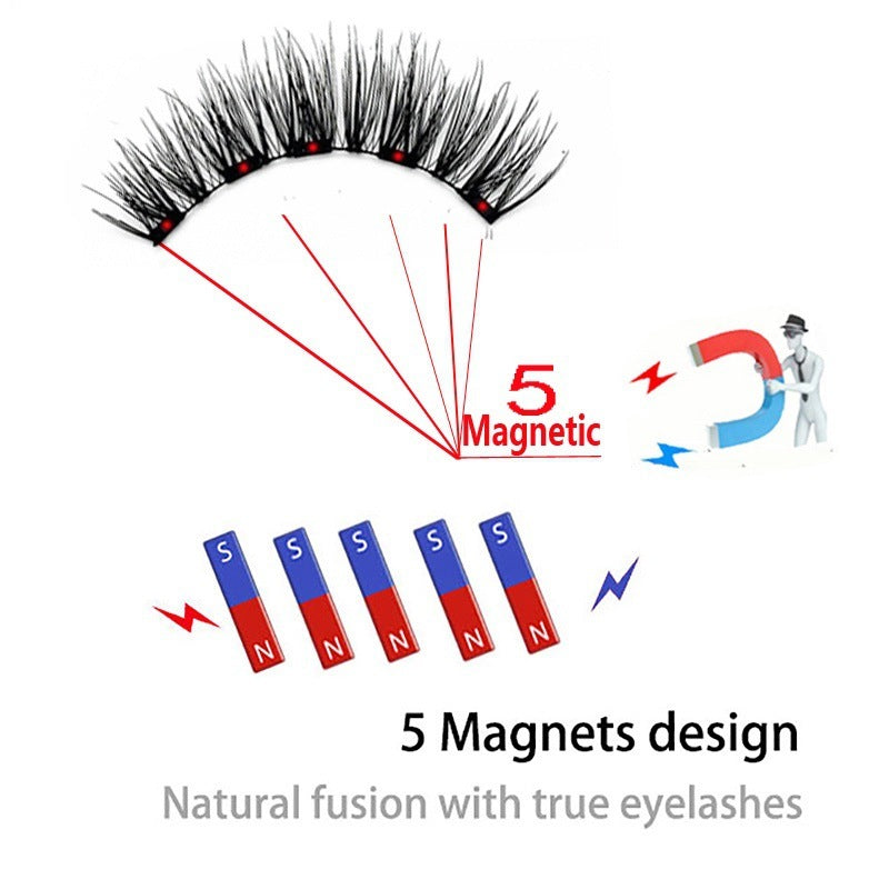 Magnetic False Eyelash Suit Series Magnetic Eyelash Daily Wear Clip Can Be Reused