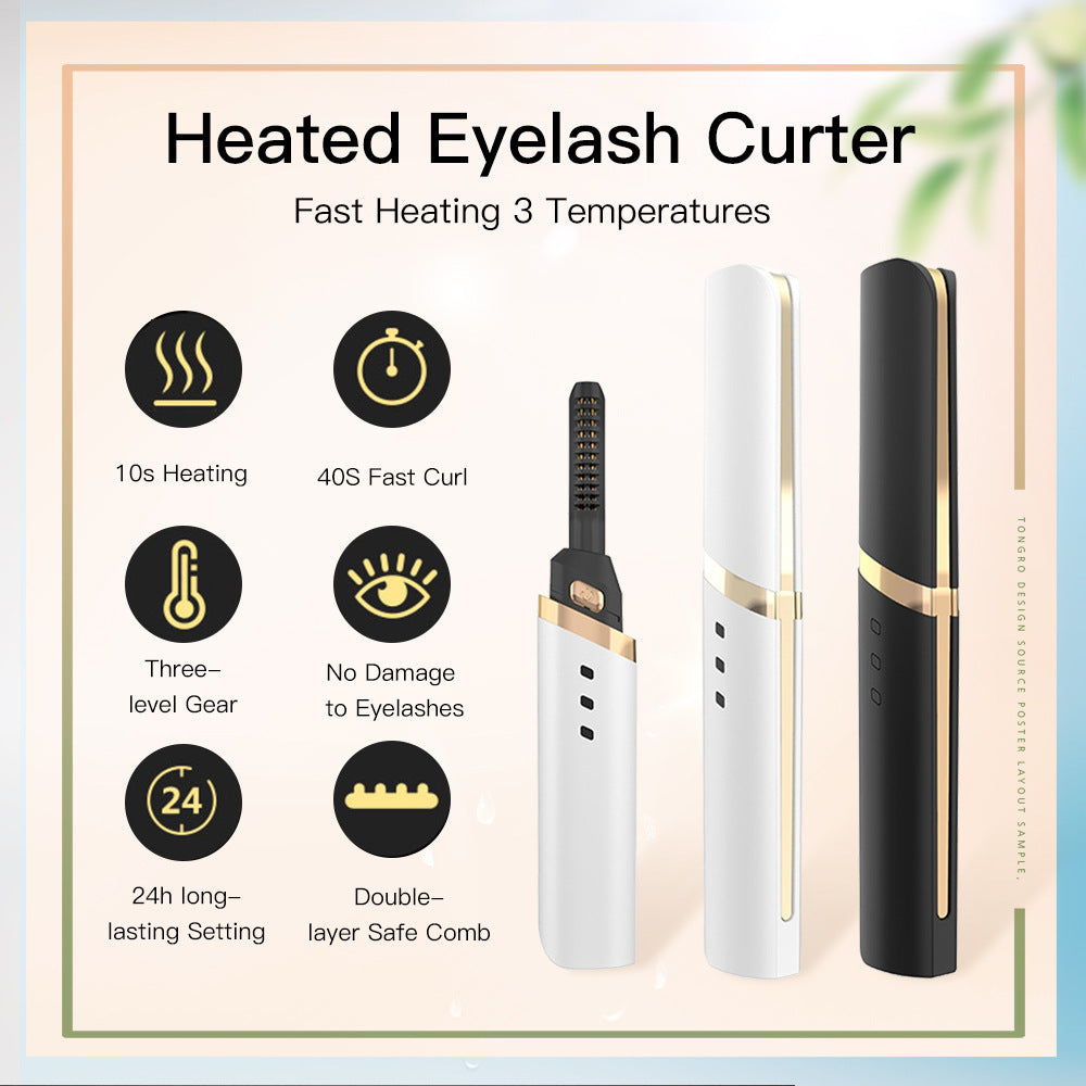 Eyelash Curler Electric Beauty Tool Styling Eyelashes