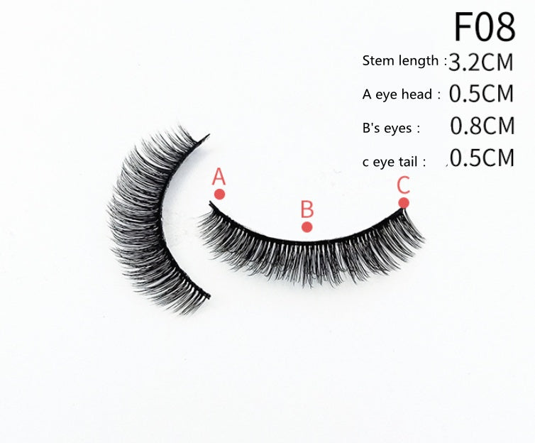 Self-adhesive Eyeliner False Eyelashes Multi-layer Cross-section False Eyelashes