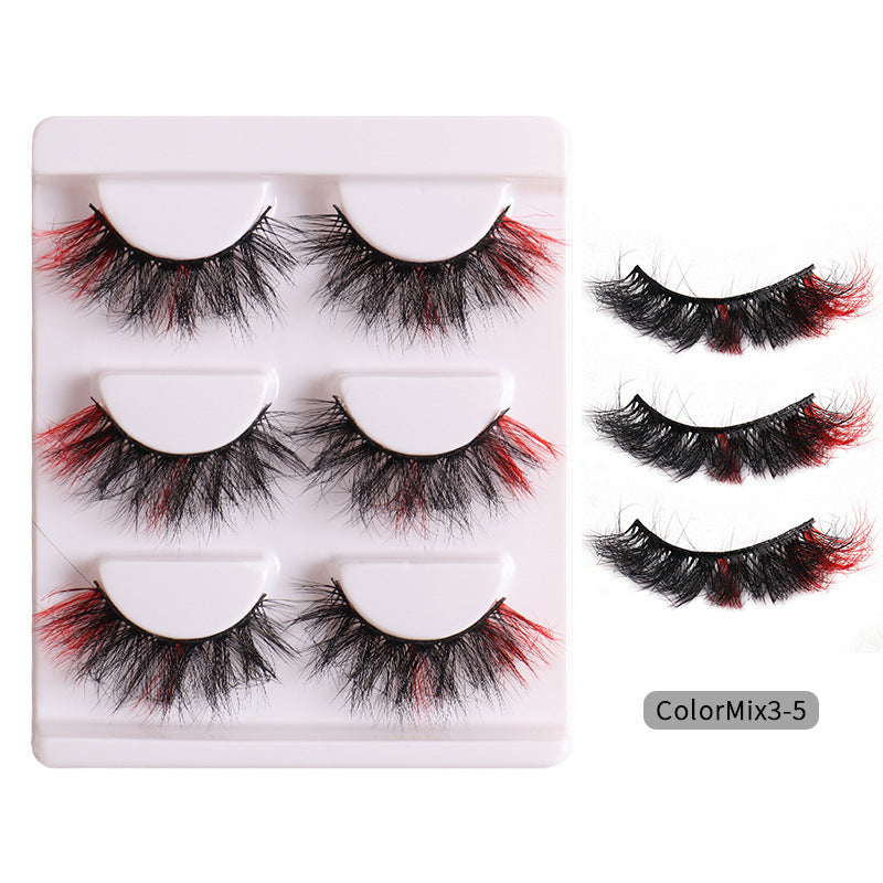 fashion High Color Fried Curly Eyelashes