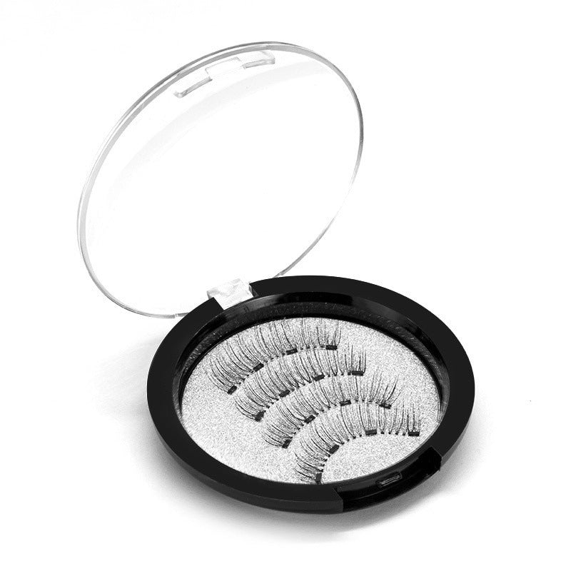 New Natural Magnetic Eyelash With Clip Sleeve