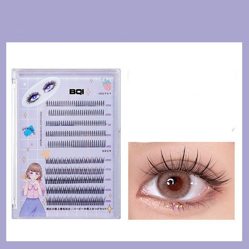 Dense Lightweight And Natural-looking Single Cluster Segmented False Eyelashes