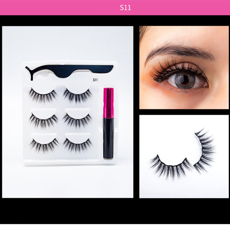 3 Pairs Of Magnetic Eyelashes